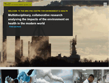Tablet Screenshot of environment-health.ac.uk